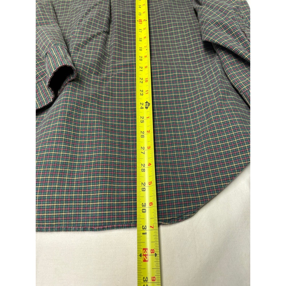 Ralph Lauren Men's Plaid Button Down Shirt Long Sleeve Classic Fit Size XL - Picture 7 of 9